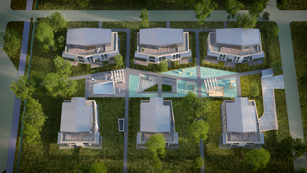 Villa Széplak, 32 lakásos lakóépület kép - Tarjányi Ákos építészmérnök