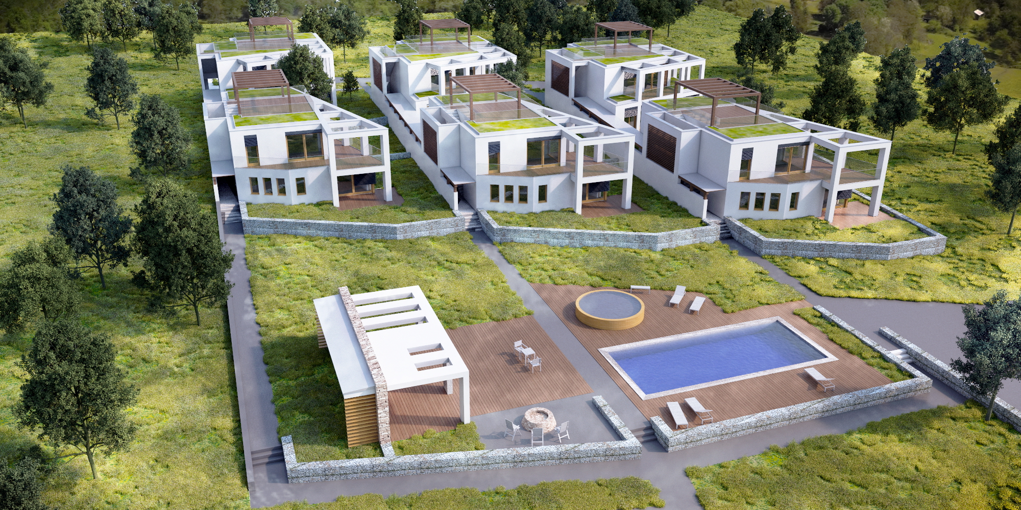 Balatonkenese Villapark kép - Tarjányi Ákos építészmérnök
