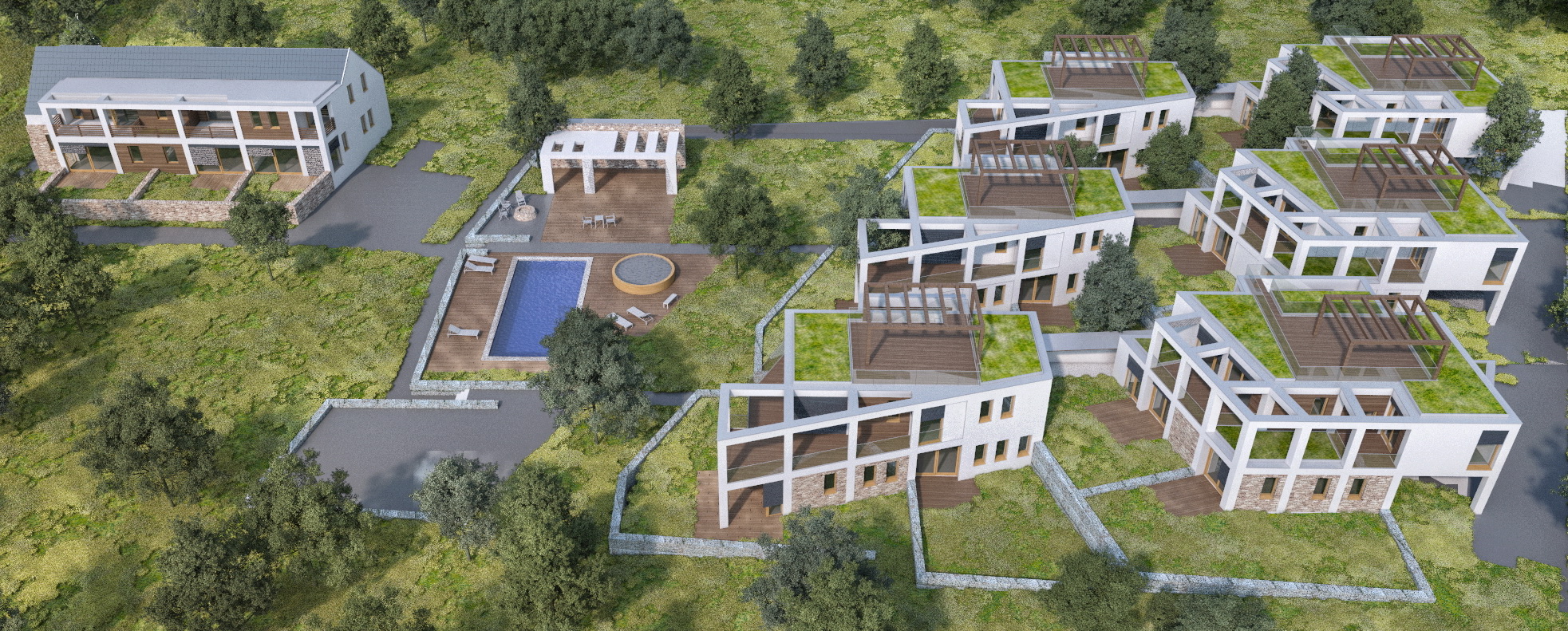 Balatonkenese Villapark kép - Tarjányi Ákos építészmérnök
