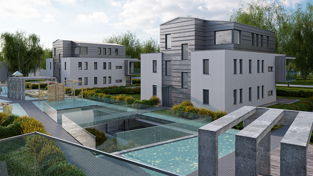 Villa Széplak, 32 lakásos lakóépület - Tarjányi Ákos építészmérnök